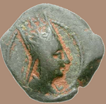 Antiochos I Theos, koning van Kommagene, 86 - 38 v. Chr.         1e munttype (munten uit een verdwenen koninkrijk aan de Euphraat)
