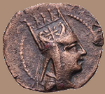 Antiochos I Theos, koning van Kommagene, 86 - 38 v. Chr.         2e munttype (munten uit een verdwenen koninkrijk aan de Euphraat)