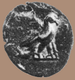Mithradates I Kallinikos   koning van Kommagene 109 -86 v. Chr. 4e munttype (munten uit een verdwenen koninkrijk aan de Euphraat)