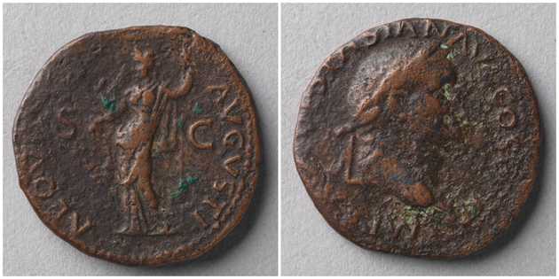 munt van keizer vespasianus